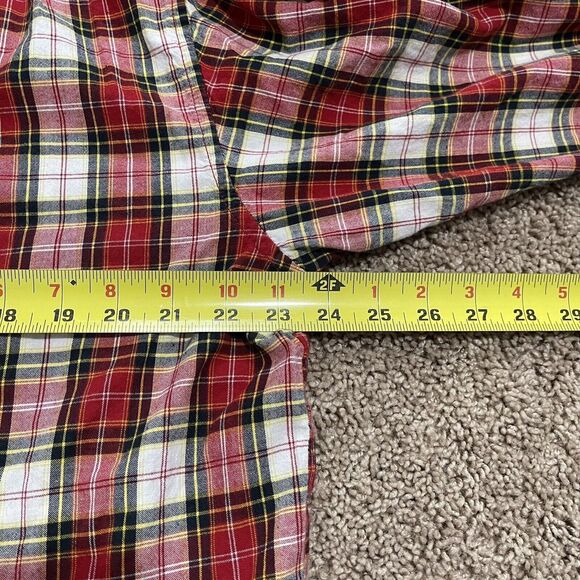 Carhartt Shirt Mens Large Red Plaid Button-Up Cotton Western Workwear Lumberjack - Picture 10 of 10